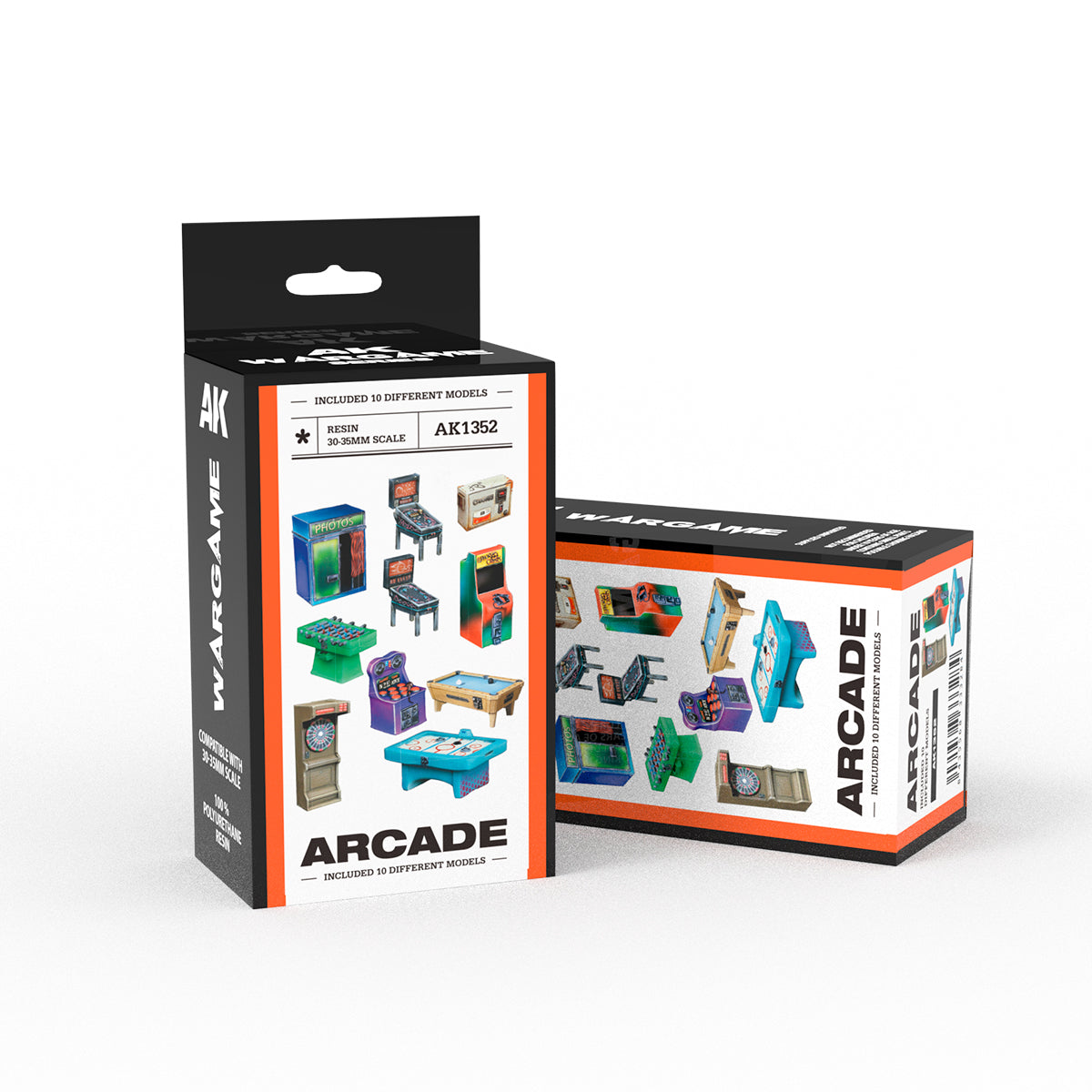 AK Interactive: Arcade Wargame Set 100% Polyurethane Resin Compatible With 30-35MM Scale