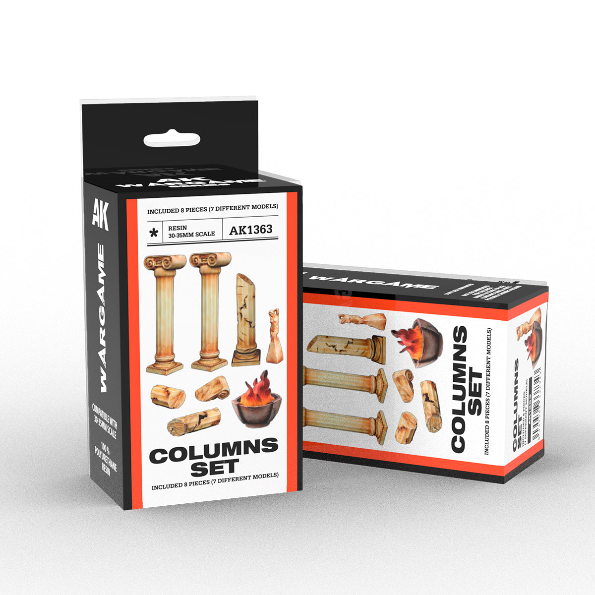AK Interactive: Scenography Wargame Set Columns Set (30-35mm)