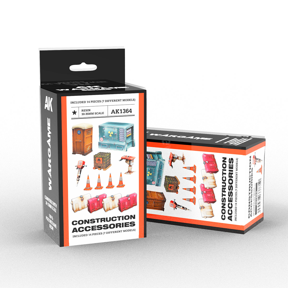 AK Interactive: Scenography Wargame Set Construction Accessories (30-35mm)