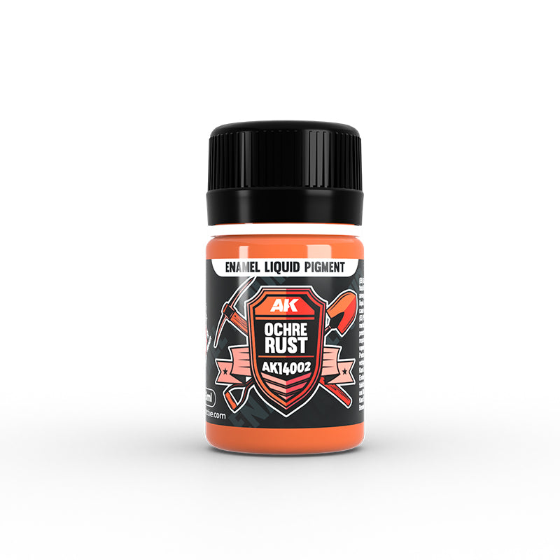 AK Interactive: Enamel Liquid Pigment Ochre Rust (35ml)