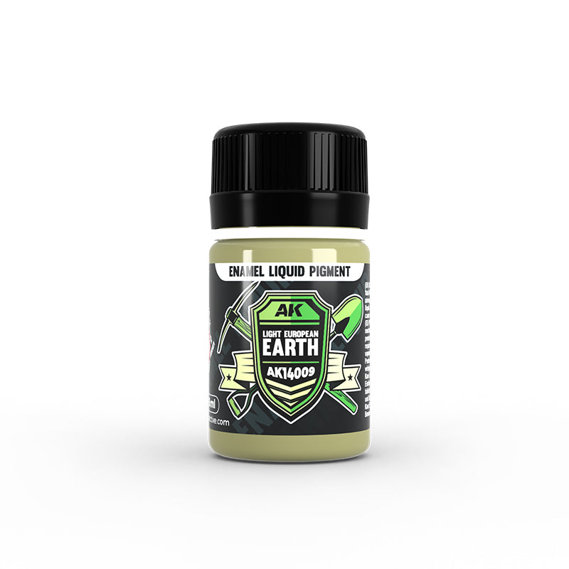 AK Interactive: Enamel Liquid Pigment Light European Earth (35ml)