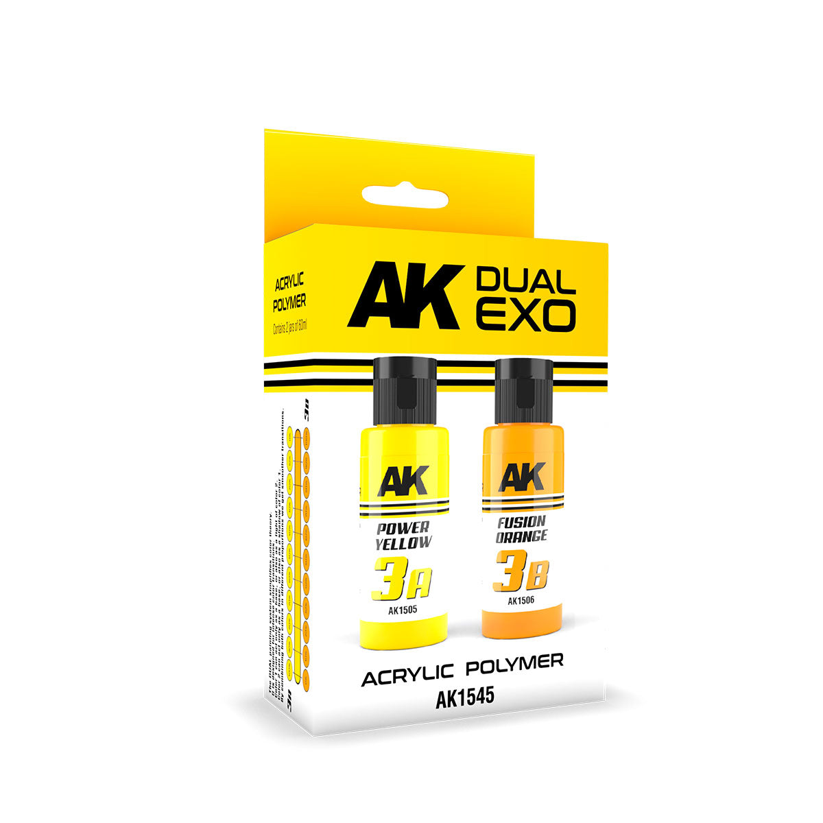 AK Interactive: Power Yellow & Fusion Orange Dual Exo Paint Set