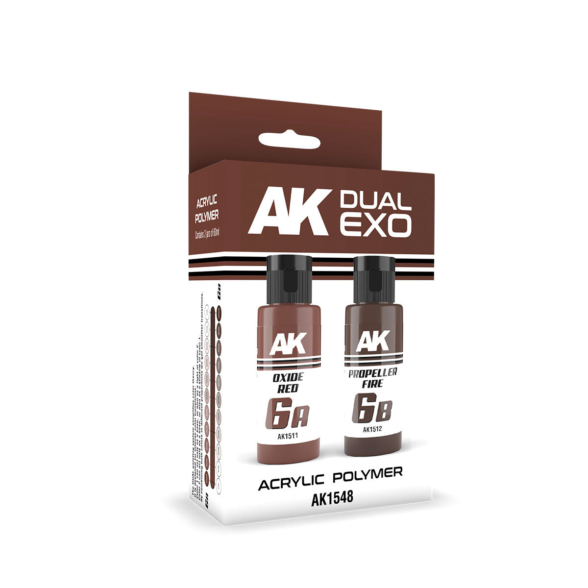 AK Interactive: Oxide Red & Propeller Fire Dual Exo Paint Set
