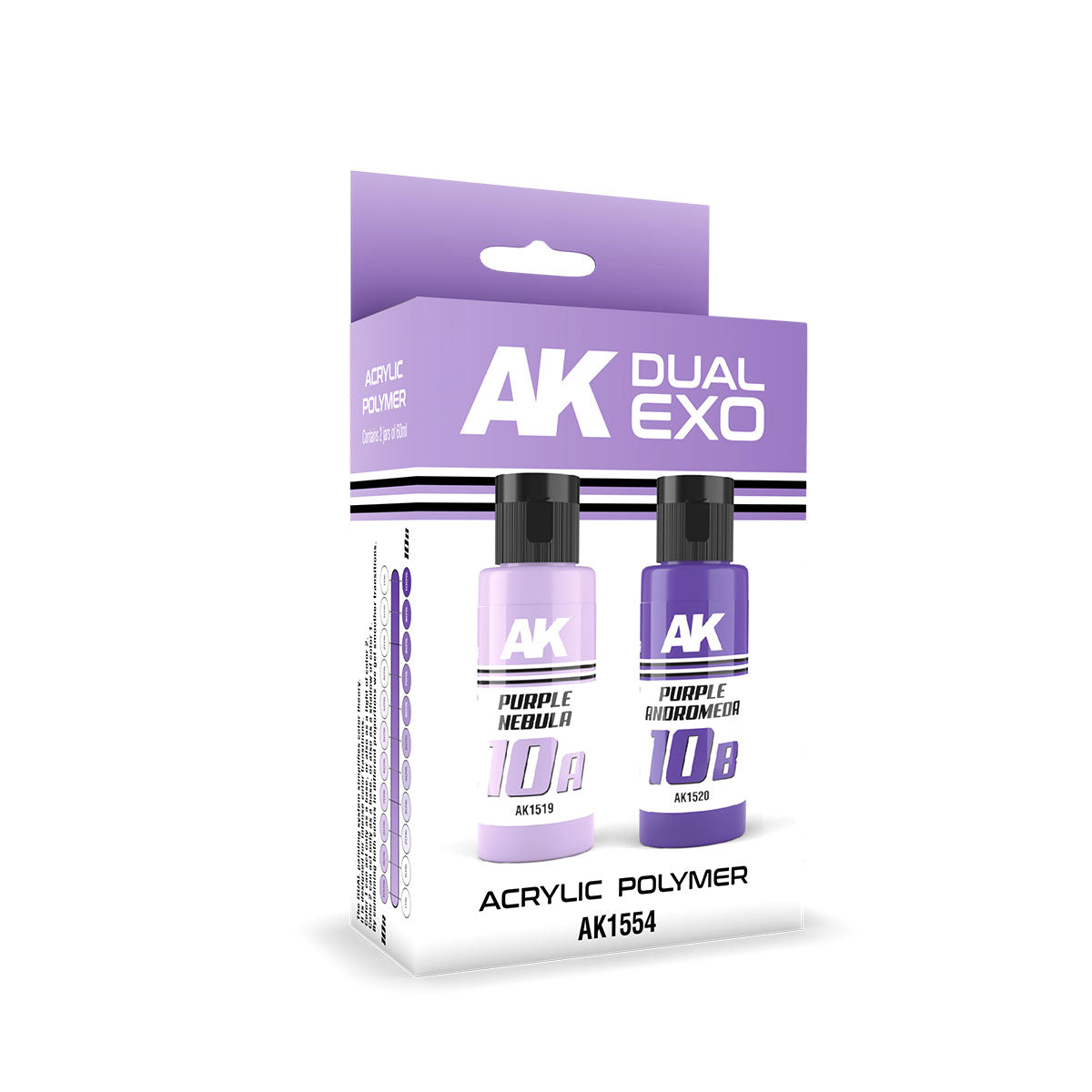 AK Interactive: Purple Nebula & Purple Andromeda Dual Exo Paint Set