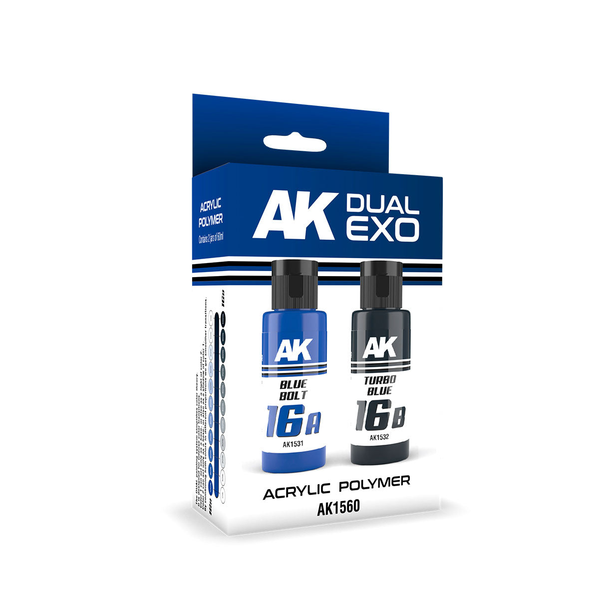 AK Interactive: Blue Bolt & Turbo Blue Dual Exo Paint Set
