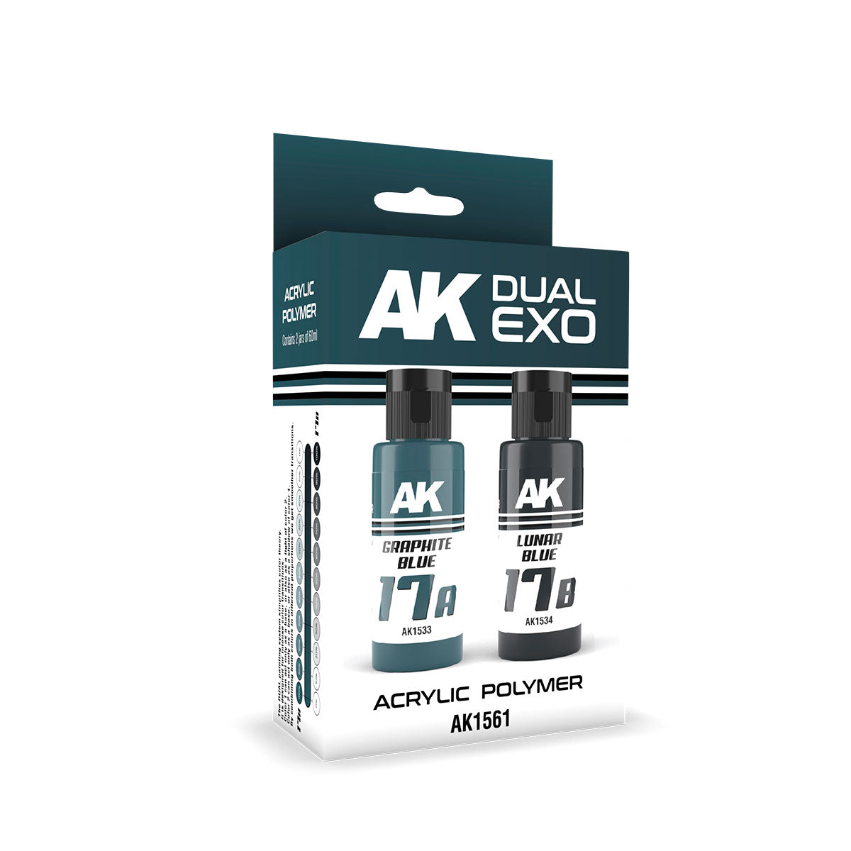 AK Interactive: Graphite Blue & Lunar Blue Dual Exo Paint Set