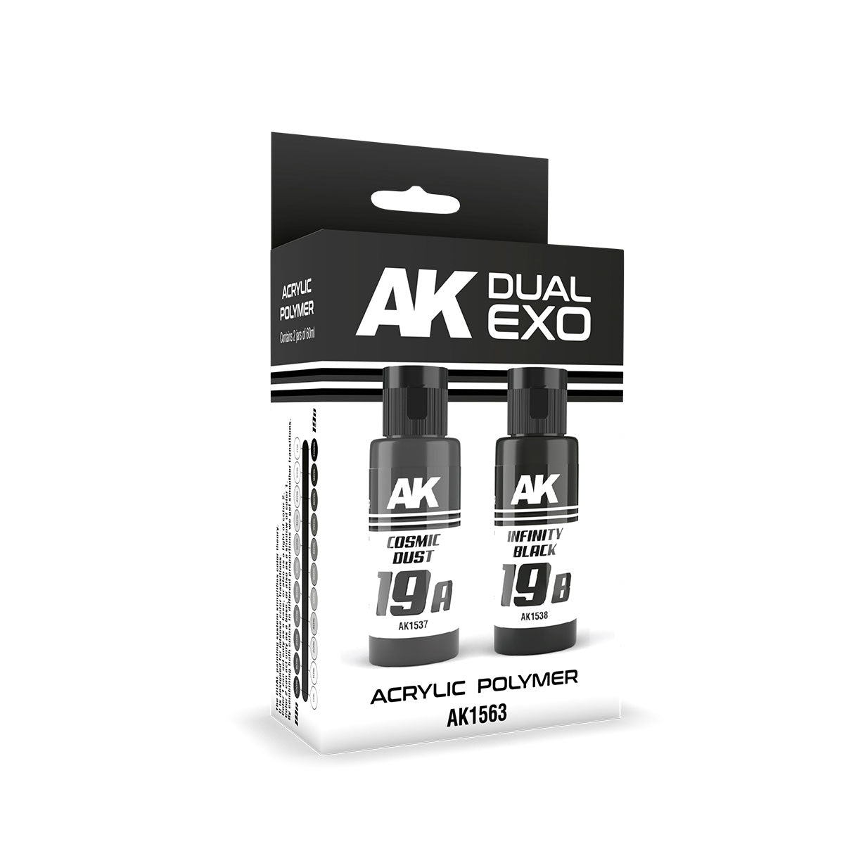 AK Interactive: Cosmic Dust & Infinity Black Dual Exo Paint Set