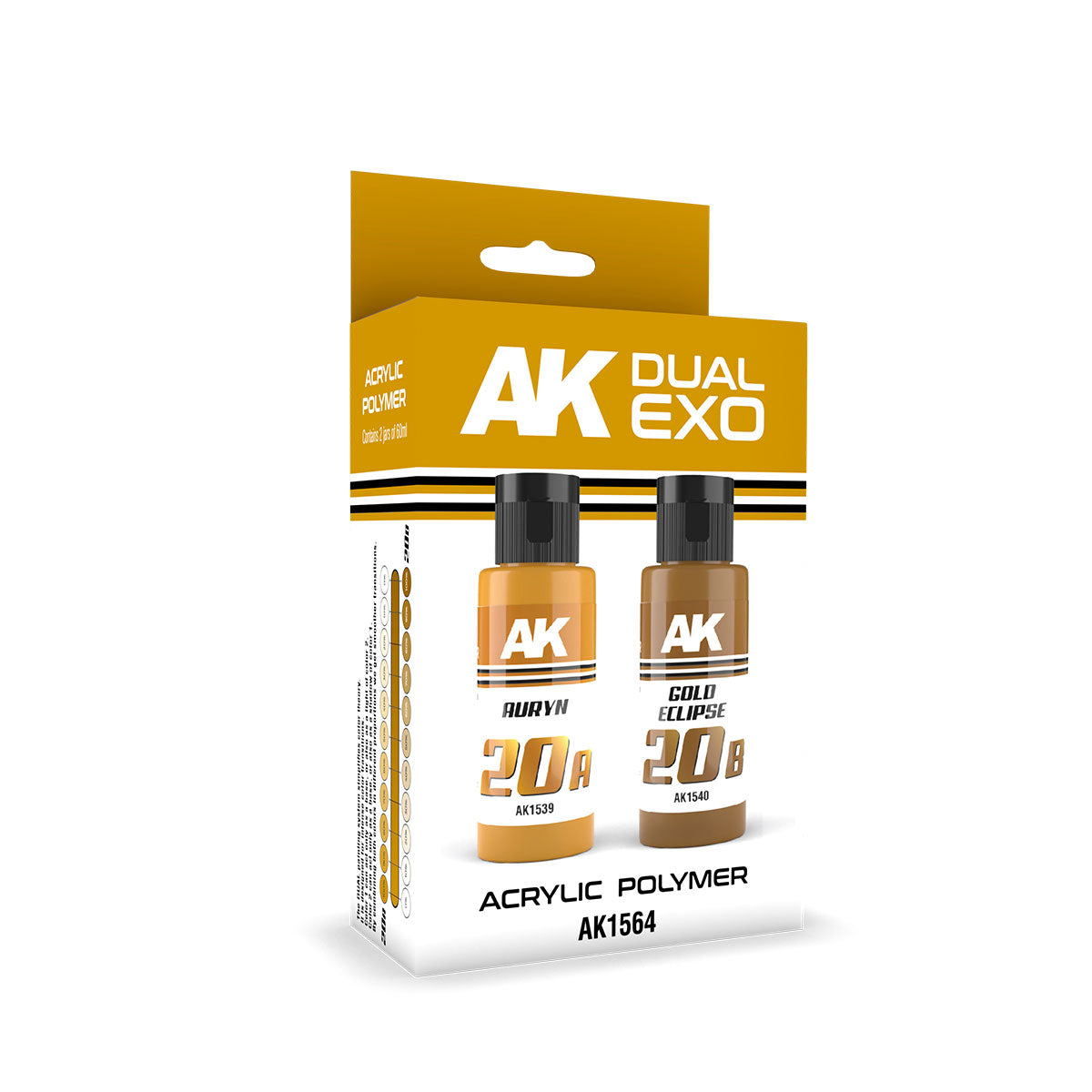 AK Interactive: Auryn & Gold Eclipse Dual Exo Paint Set
