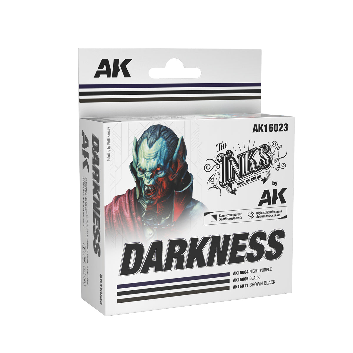 AK Interactive: The INKS DARKNESS Set