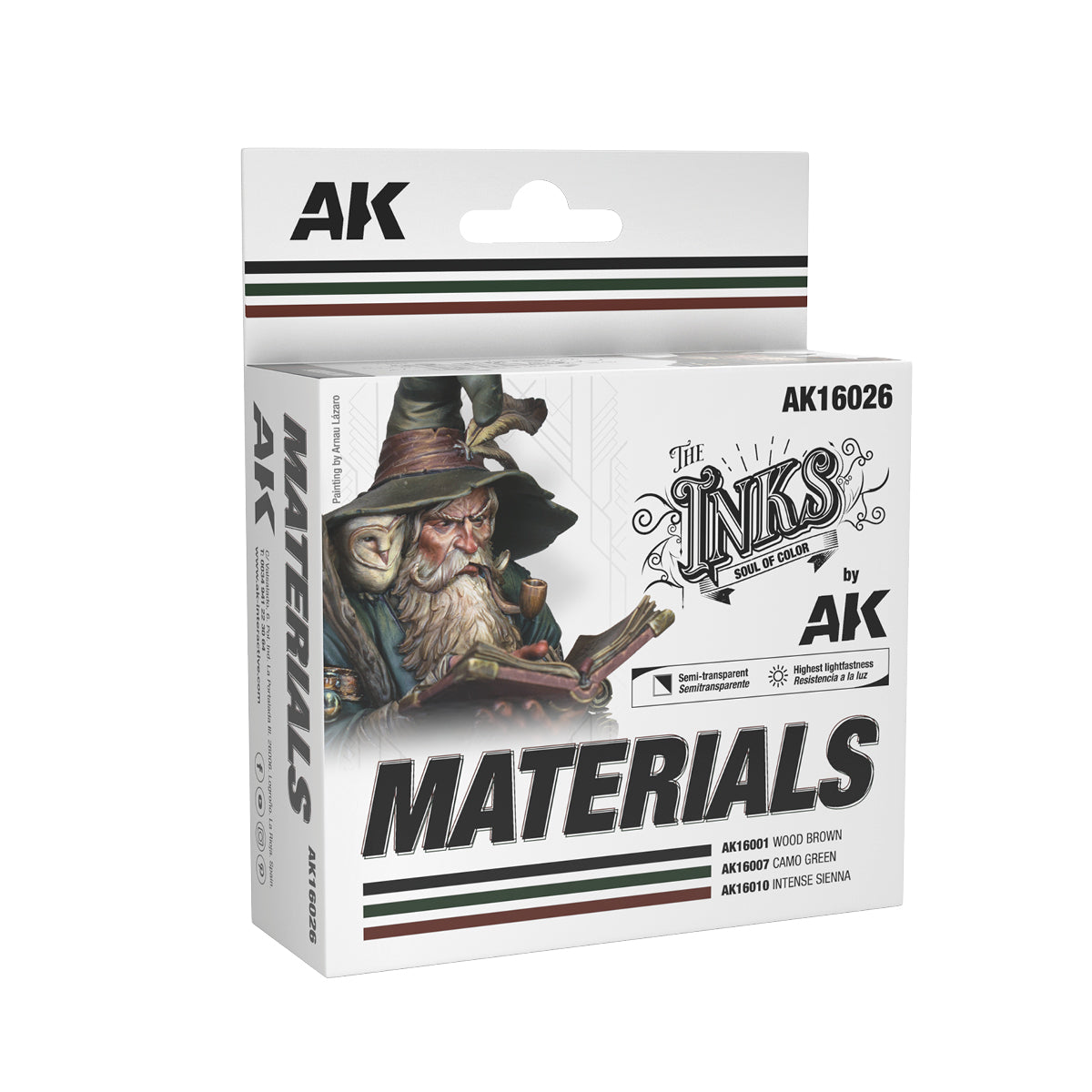 AK Interactive: The INKS MATERIALS Set