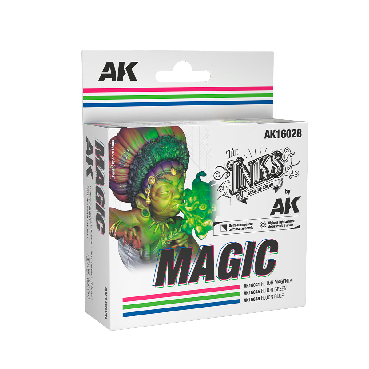 AK Interactive: The INKS Sets Magic - Set of 3 Jars (Inks)