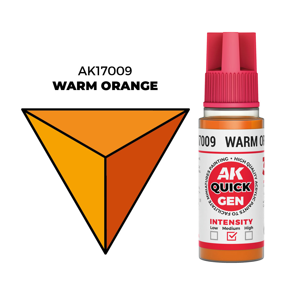 AK Interactive: Quick Gen - Warm Orange (18ml)