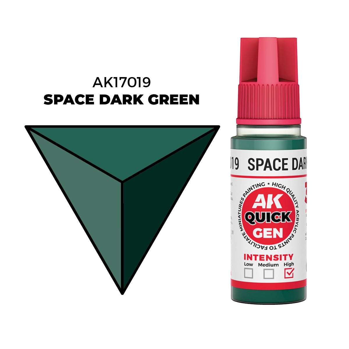 AK Interactive: Quick Gen - Space Dark Green (18ml)
