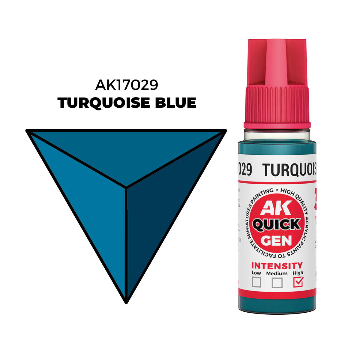 AK Interactive: Quick Gen - Turquoise Blue (18ml)