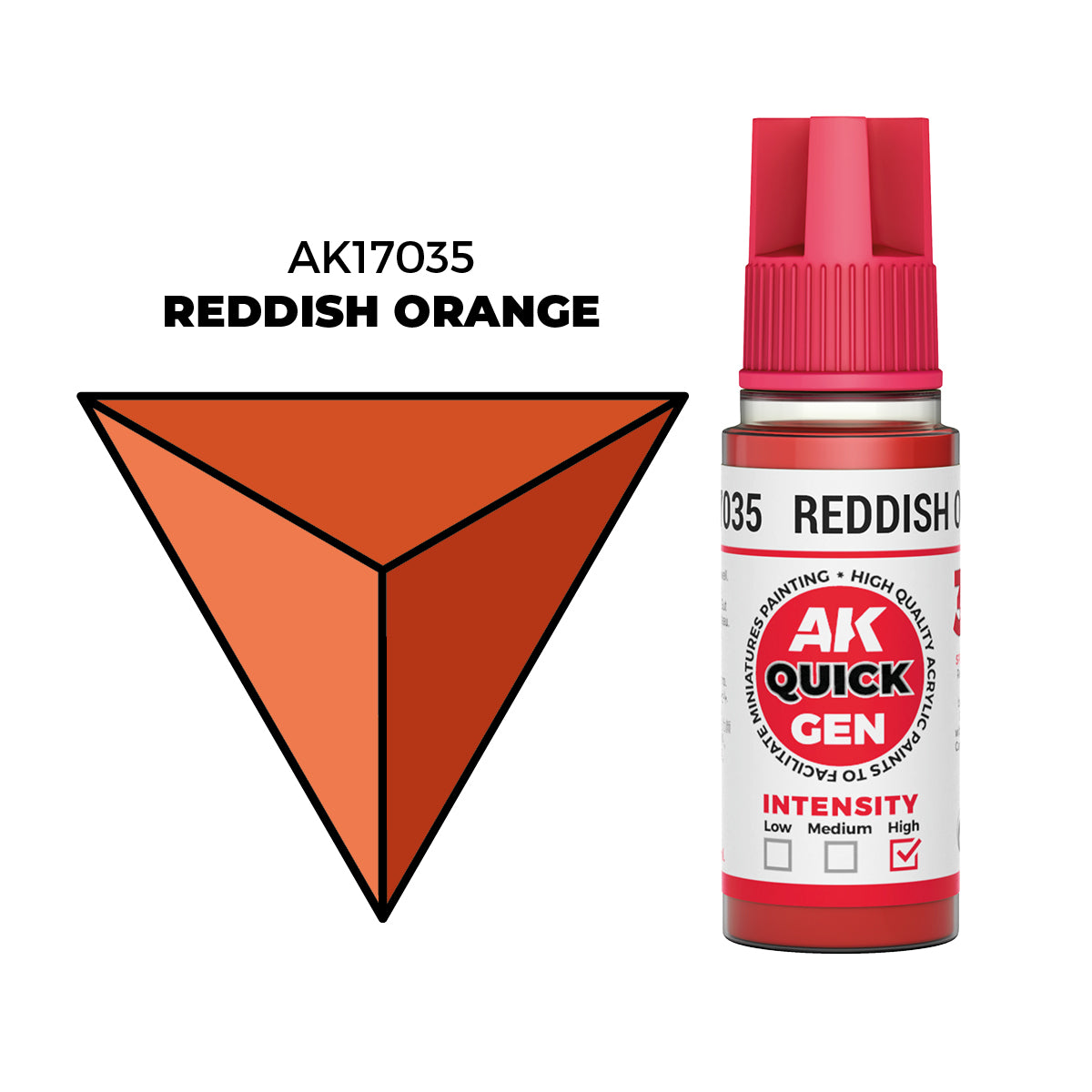 AK Interactive: Quick Gen - Reddish Orange (18ml)