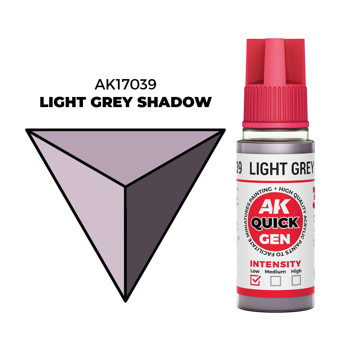 AK Interactive: Quick Gen - Light Grey Shadow (18ml)