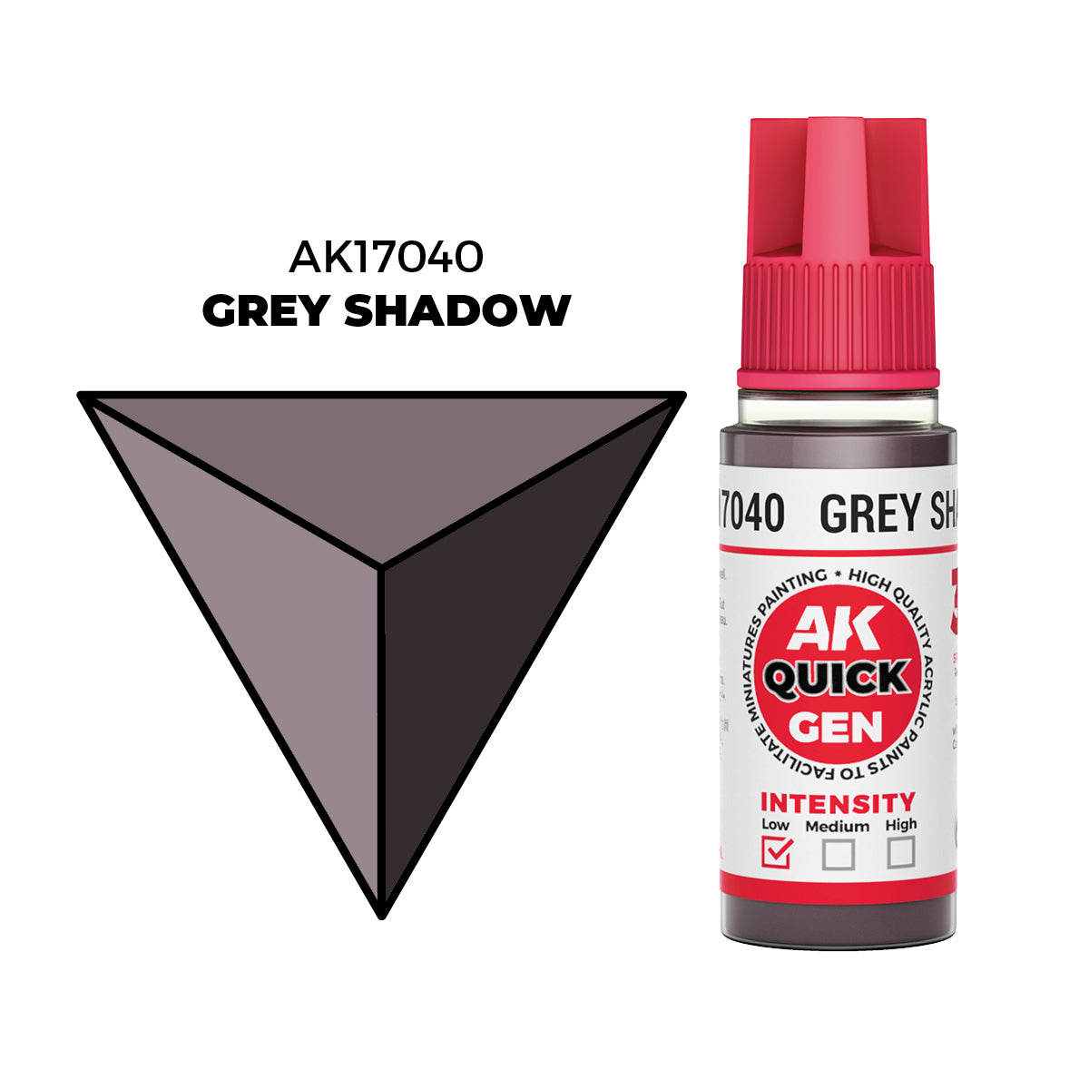 AK Interactive: Quick Gen - Grey Shadow (18ml)