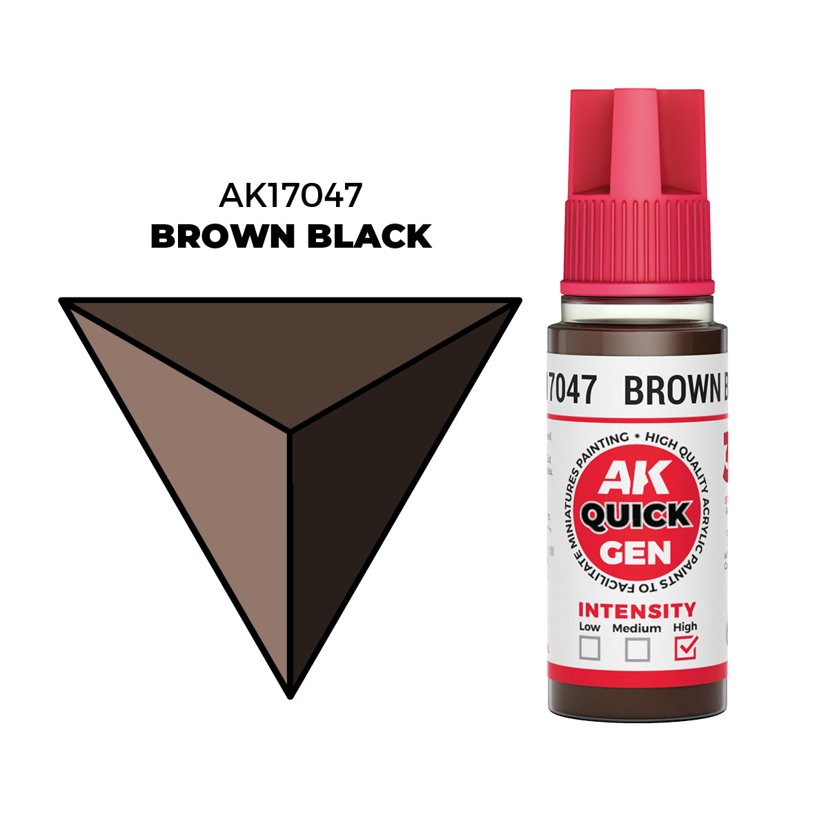 AK Interactive: Quick Gen - Brown Black (18ml)