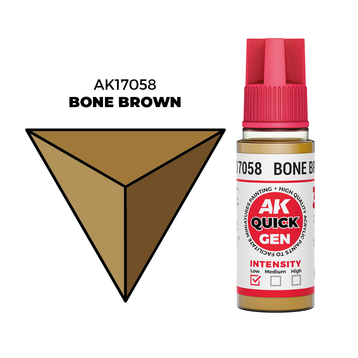 AK Interactive: Quick Gen - Bone Brown (18ml)