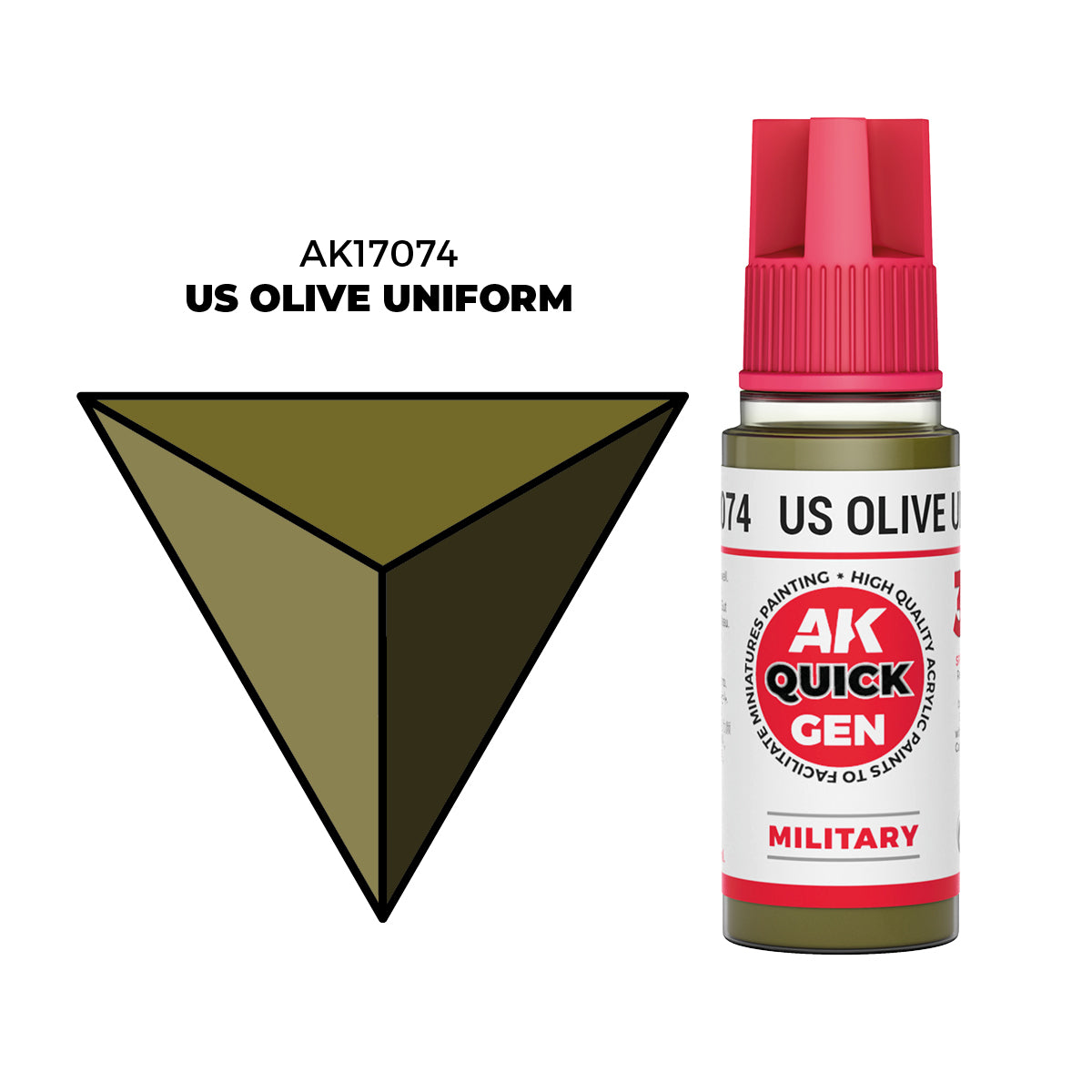 AK Interactive: Quick Gen - Us Olive Uniform (18ml)