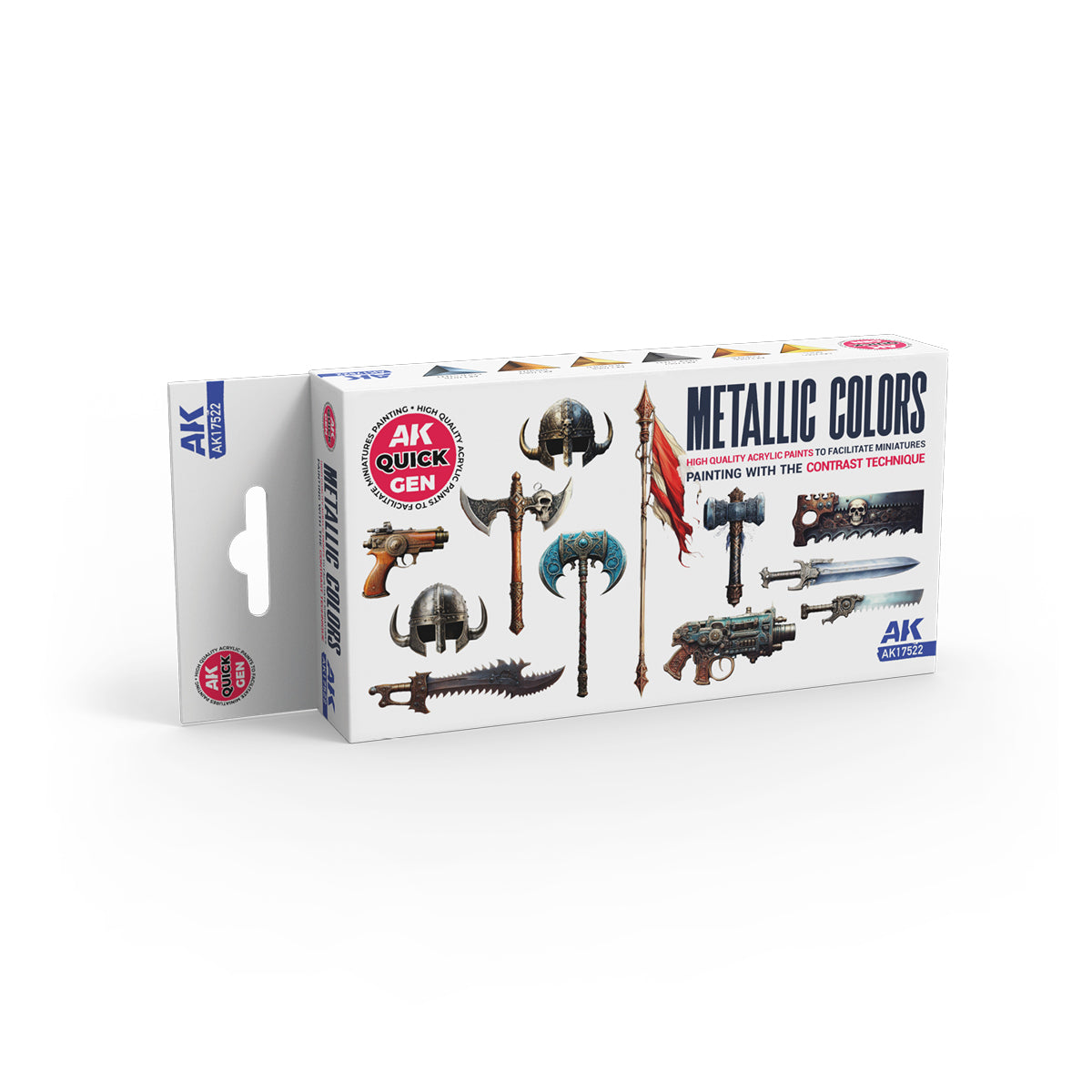 AK Interactive: Quick Gen - Metallics (Set)