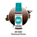 AK Interactive: Rotwood Brown Acrylic Wash (18ml)