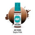 AK Interactive: Sepia Filth Acrylic Wash (18ml)