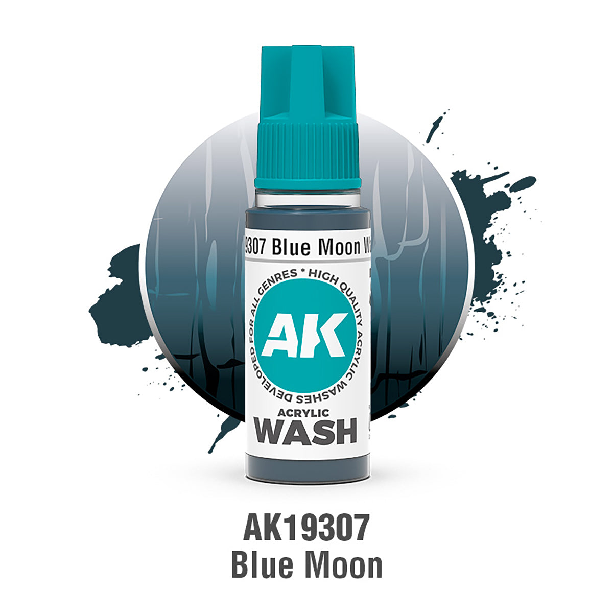 AK Interactive: Blue Moon Acrylic Wash (18ml)