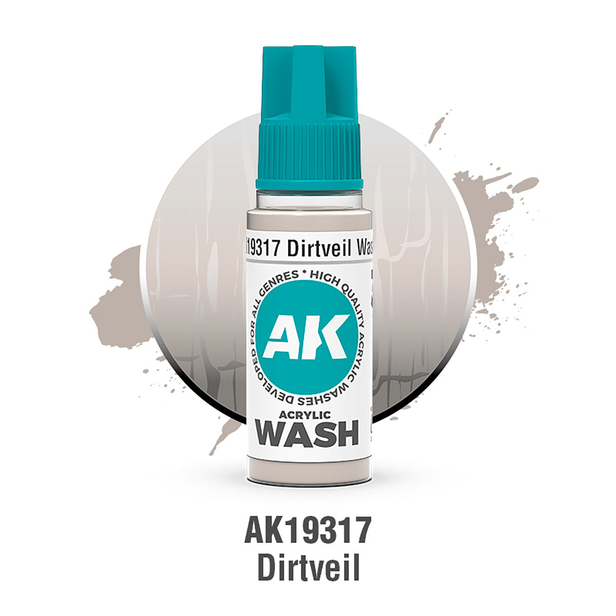 AK Interactive: Dirtveil Acrylic Wash (18ml)