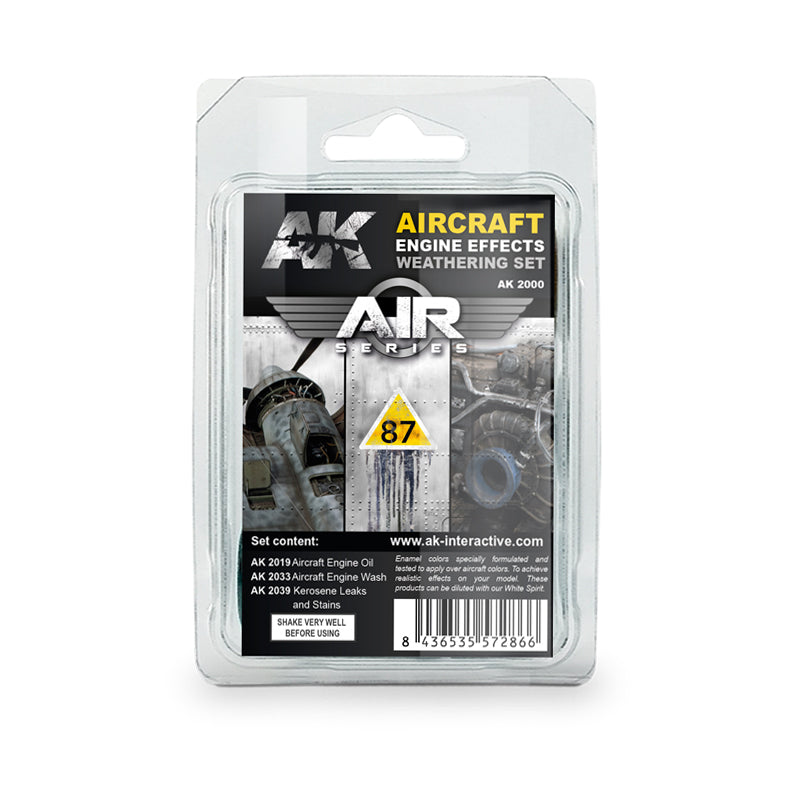 AK Interactive: Aircraft Engine Weathering Set