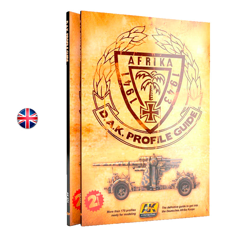 AK Interactive: Profile Guide D.A.K - Afrika 1941-1943 (2nd Edition) - English