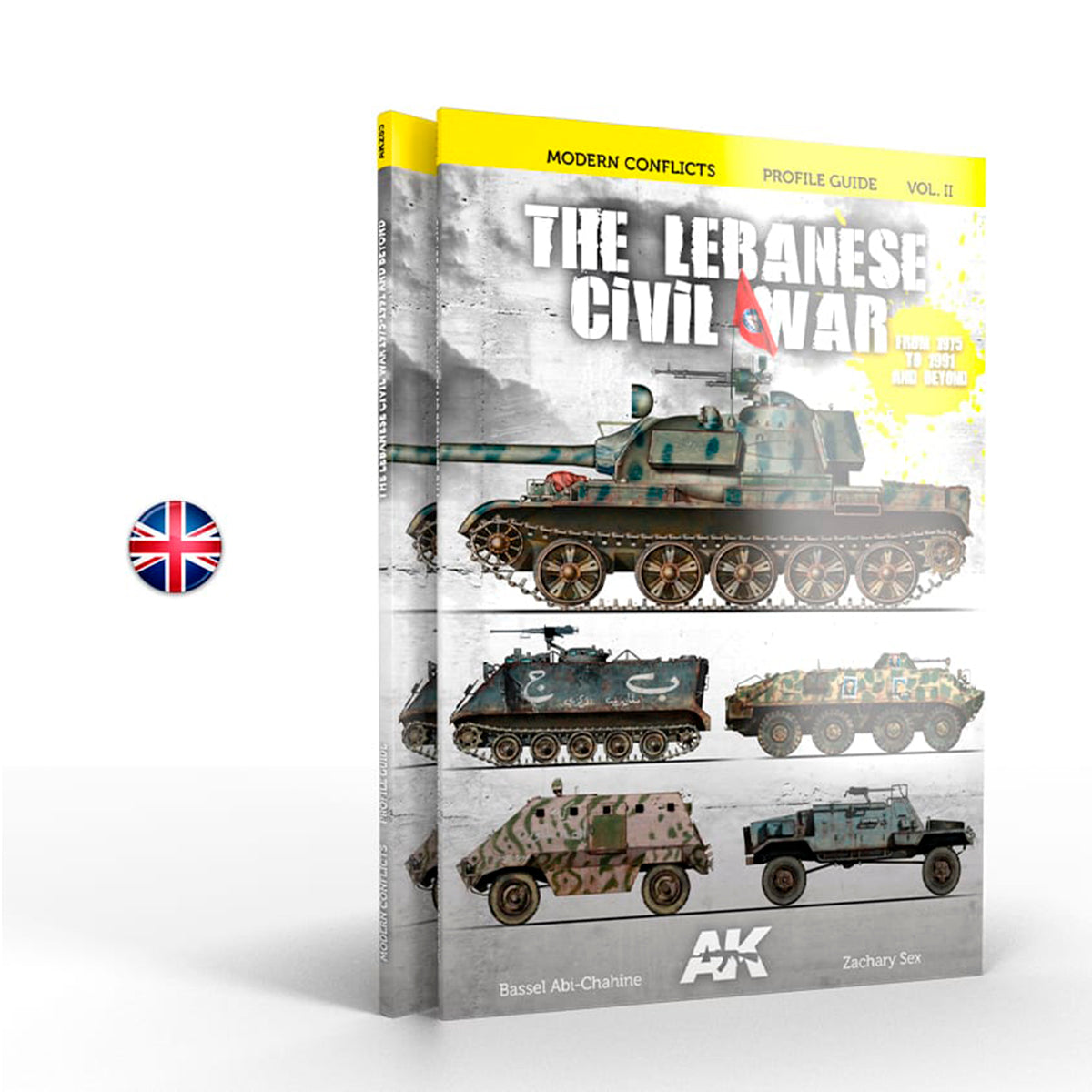 AK Interactive: Wars in Lebanon Vol.2 - Modern Conflicts Profile Guide Vol.II