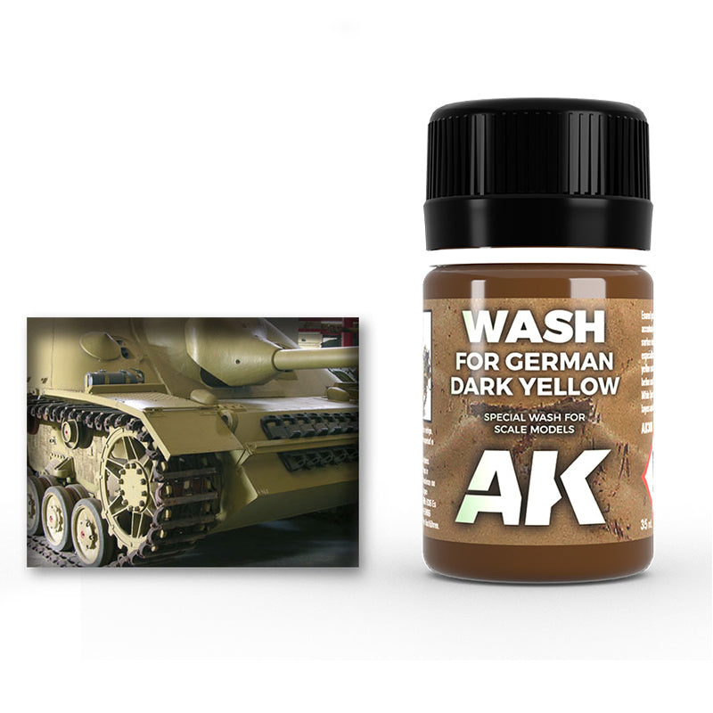 AK Interactive: Wash For Dark Yellow Vehicles