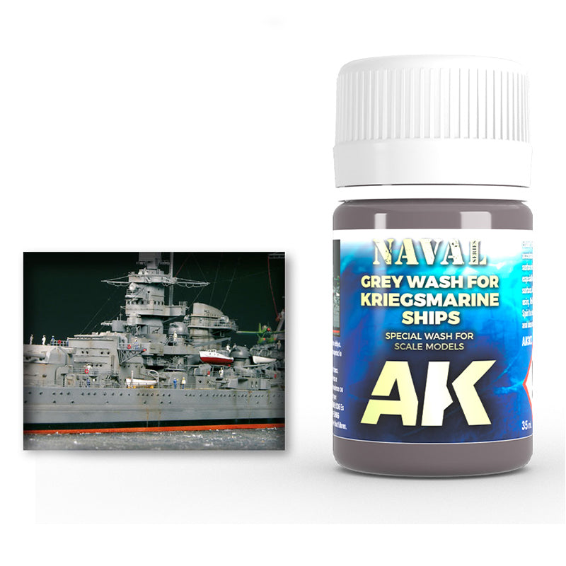 AK Interactive: Grey Wash For Kriegsmarine Ships