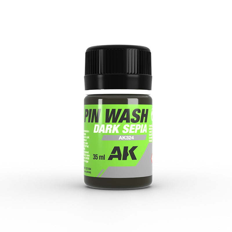 AK Interactive: Pin Wash Dark Sepia (35ml)