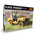 AK Interactive: 1/35 FJ43 Pickup with SPG-9 Recoilless Gun Plastic Model Kit