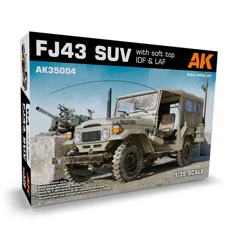 AK Interactive: 1/35 FJ43 SUV with Soft Top IDF & LAF