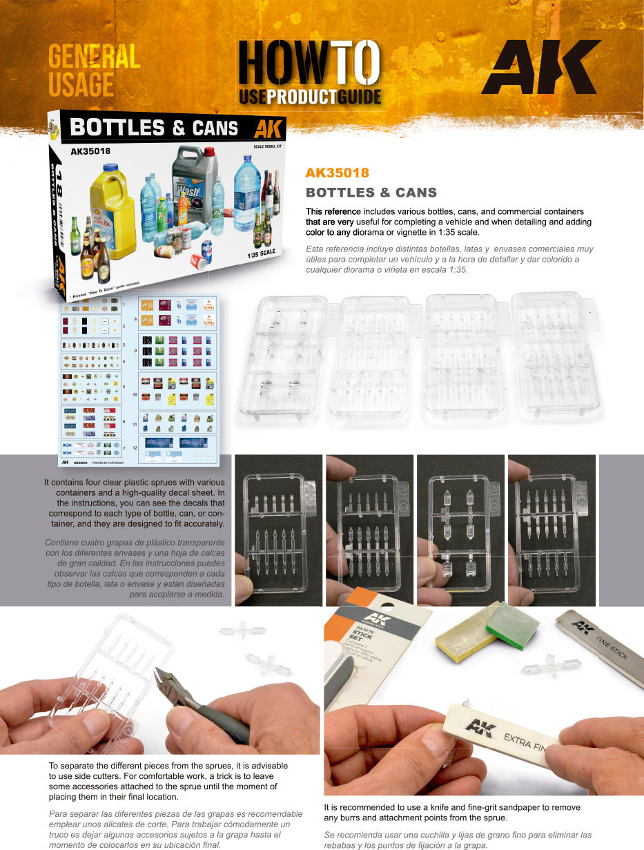 AK Interactive: 1/35 Bottles & Cans Set - product image 6