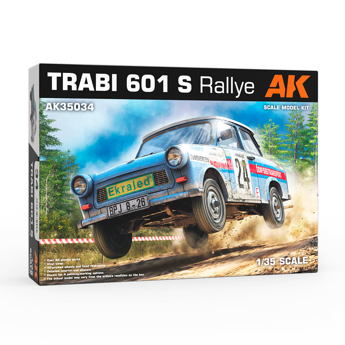 AK Interactive: 1/35 Trabant 601 S Rallye