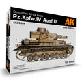 AK Interactive: 1/35 PZ.KPFW.IV Ausf.D Deutsche Afrika Korps Plastic Model Kit