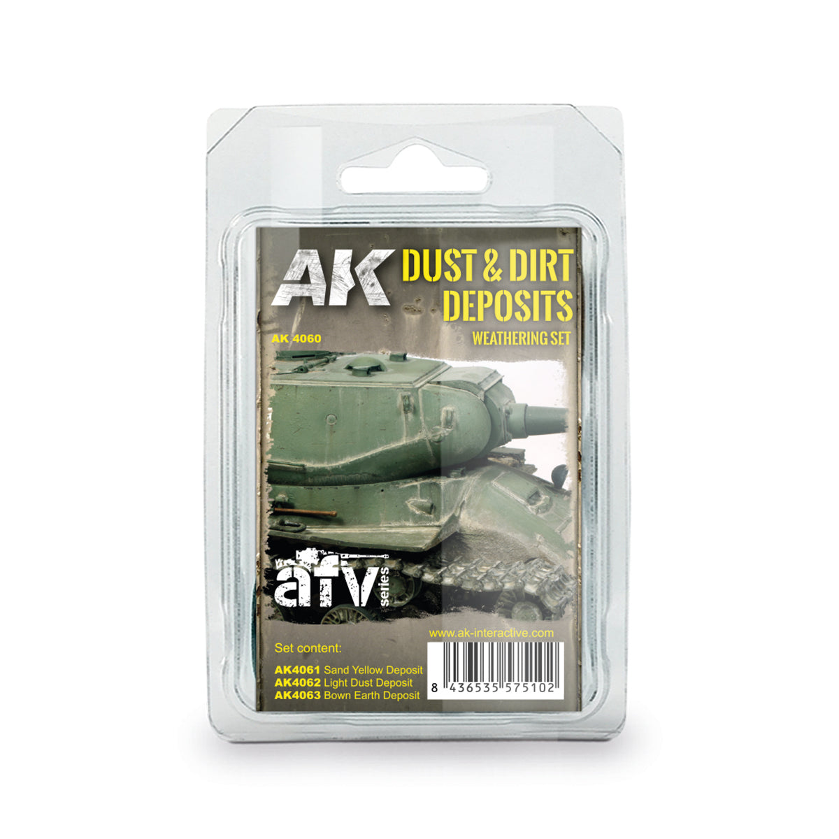 AK Interactive: Dust And Dirt Deposits Weathering Set