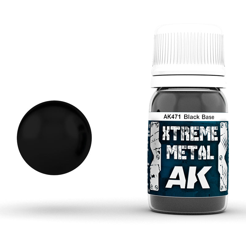 AK Interactive: Xtreme Metal Black Base