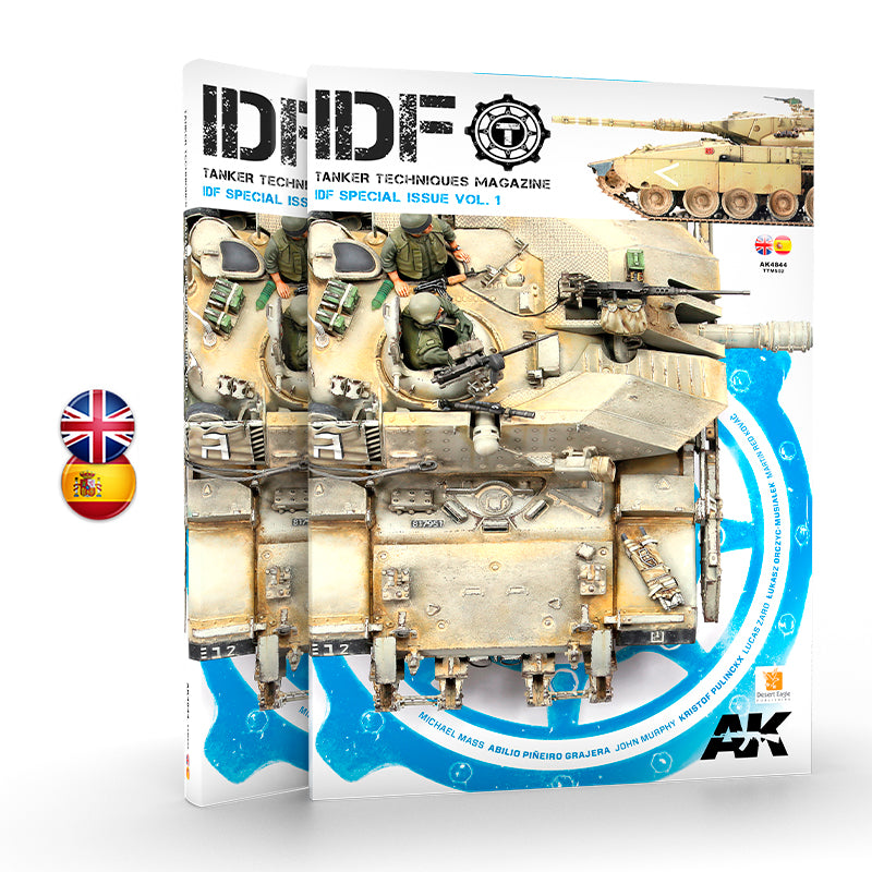 AK Interactive: TANKER Special 'IDF Vol.1' - Bilingual