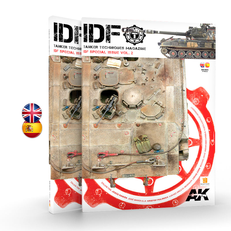 AK Interactive: TANKER Special 'IDF Vol.2' - Bilingual
