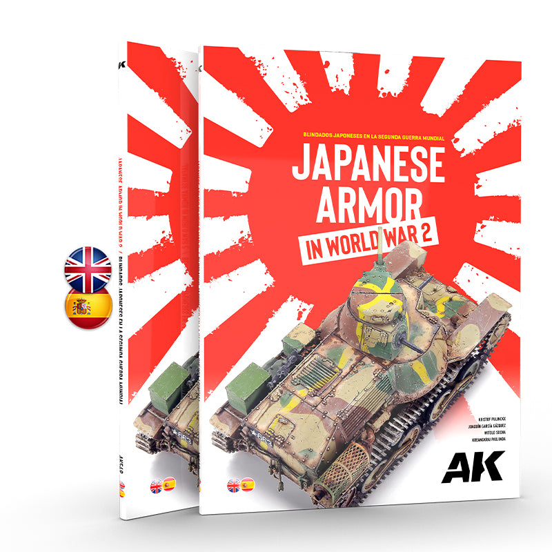 AK Interactive: Japanese Armor In WWII - Bilingual (EN/ES)