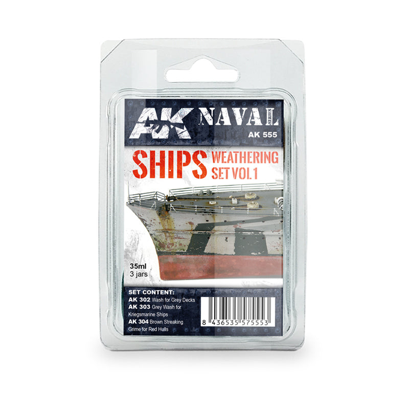 AK Interactive: Ships Vol.1 Weathering Set