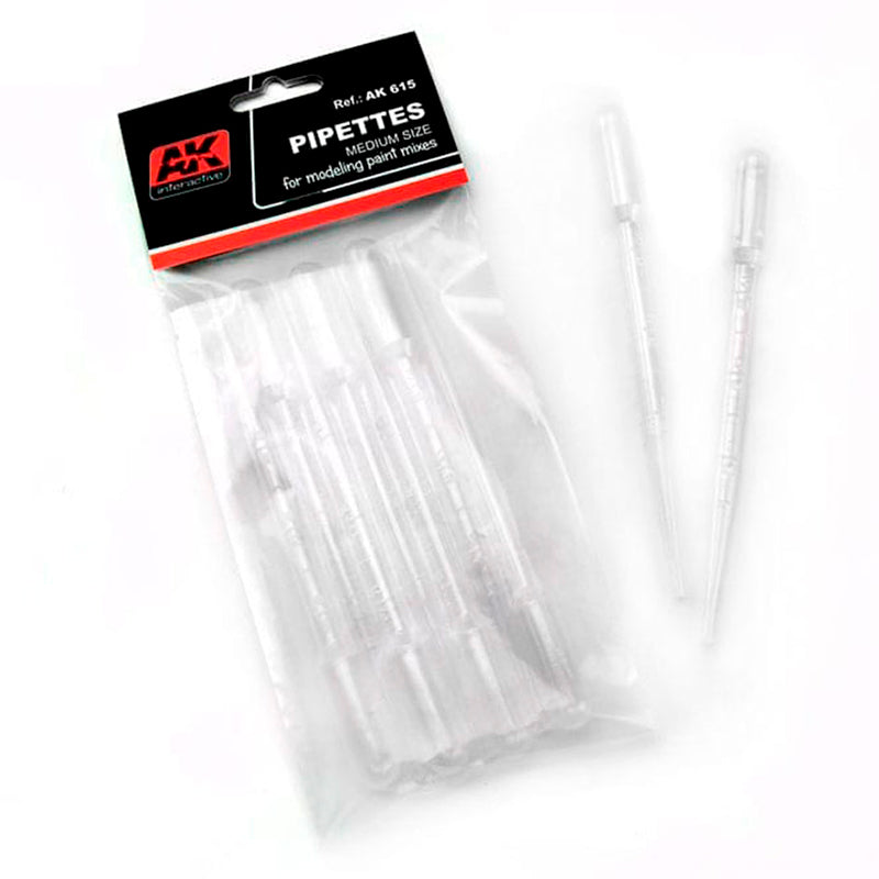 AK Interactive: Pipettes Medium Size (7 units)