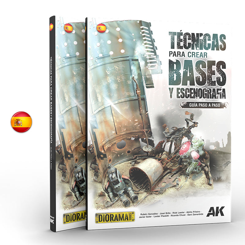 AK Interactive: Techniques for Creating Bases and Scenography, Spanish [Sale Ends When Item Is Out of Stock]
