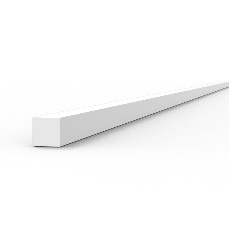 AK Interactive: Styrene Strip - 1.00 X 1.00 X 350mm X 10 Units
