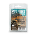 AK Interactive: Basic Dirt Effects Weathering Set Train Series